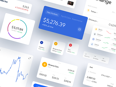 Cryptocurrency UI Pattern