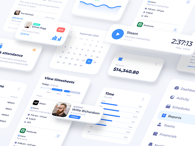 UI Elements concept dashboard design element elements finance interface payments platform task ui ui element ui elements ux web app