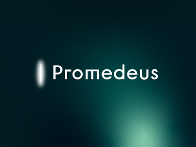 Promedeus - medical brand brand gradient health hospital hospital logo light medicine motion typography ultrasound visualsyle