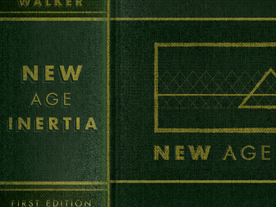 Sleep Walker - New Age Inertia age album bold book cloth futura hardcover inertia new pattern sleep texture vintage walker