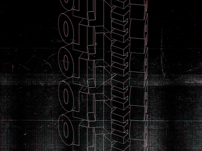 TITLE INTRO aftereffects glitch motiongraphics title design typogaphy