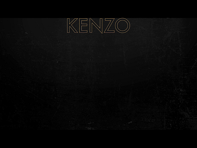 KENZO ARTEFACT SHOT 01 aftereffects glitch illustration kenzo motiongraphics title design typogaphy