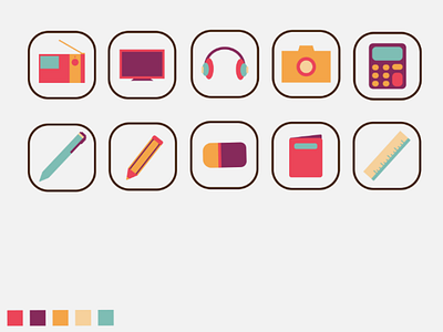 Flat icons