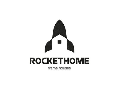 RocketHome Logotype brand brand design brand identity branding branding design home logo logo design logodesign logotype minimal minimalism minimalist logo rocket rockethome