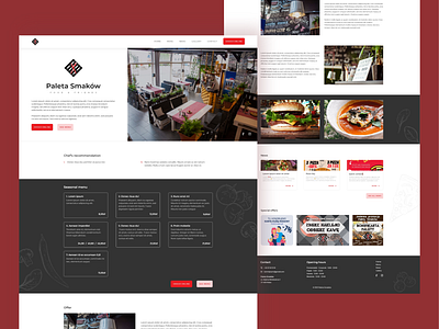 Restaurant Website adobe xd food restaurant restaurant website ui ui design uidesign web webdesign website