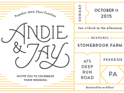 wedding invites typography invitation wedding