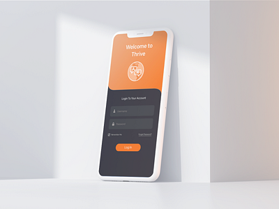 Thrive App Mockup