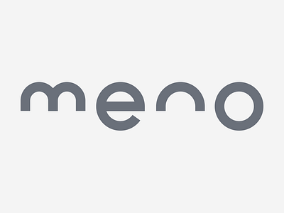 Meno Logo Design less logo meno minimal minus
