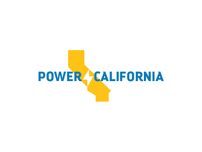 Power California Logo Option california energy light logo power state