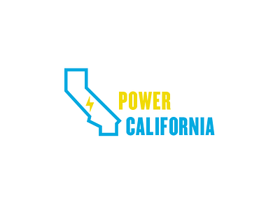 Power California Logo Option california energy light logo power state
