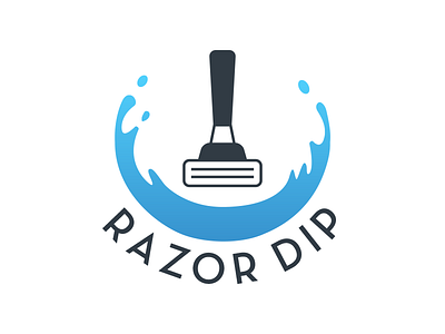RazorDip Logo Option dip logo razor splash