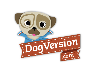 Dogversion Logo dog fun icon logo puddle