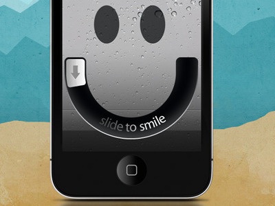 Slide To Smile app fun iphone slide smile smiling phone