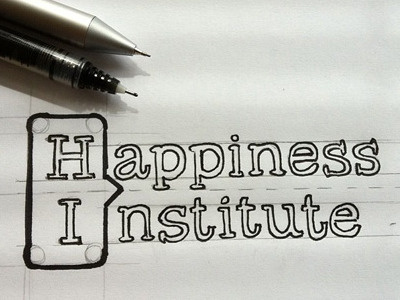 Happiness Institute rough logo happiness hi logo pencil sketch