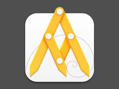 Goldie App for OS icon app caliper fibonacci golden ratio os