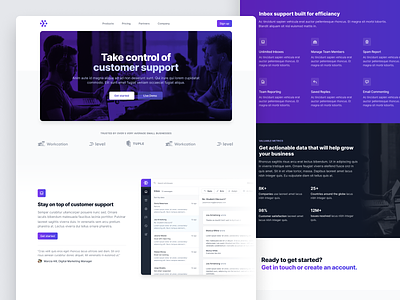 Landing page example for Tailwind UI