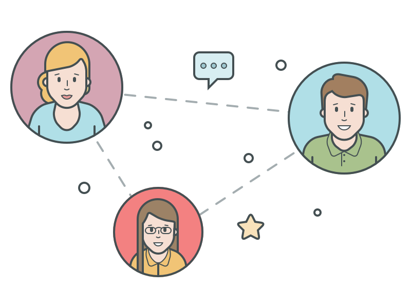 Colleagues by Steve Schoger on Dribbble