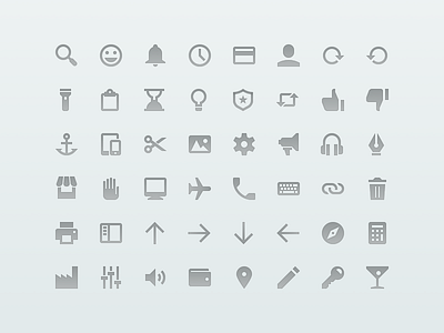 Icons for a thing 20px icon set icons