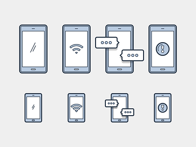Mobile Devices chat devices heroicons icons mobile phone screen svg wifi