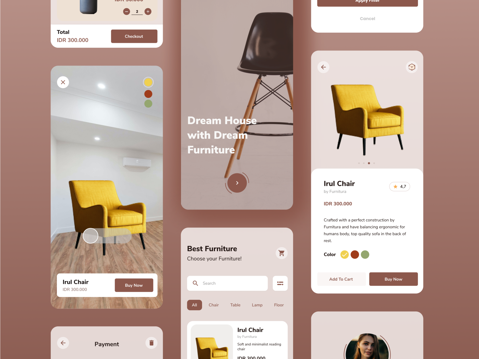 Augmented Reality (AR) Furniture App by Rizka Dwita on Dribbble