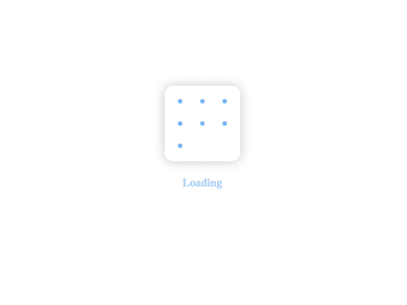 Loading Animation by svg animation css svg