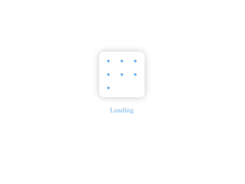 Loading Animation by svg