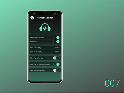 Daily UI 007 - Settings