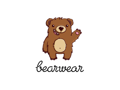 Bearwear bear cute logo