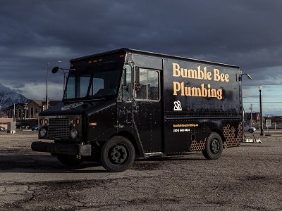 Bumble Bee Plumbing Truck Wrap