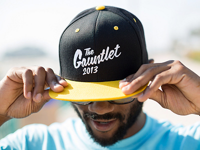 Gauntlet 2013 Flat Bill 80s beach church conference flatbill hat jesus logo newspring skateboard