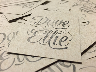 Dave & Ellie Rubber Stamp