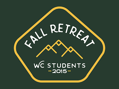 Fall Retreat T-Shirt apparel badge fall mountains outdoors shirt tee tshirt