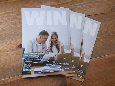 Win With Your Money Magazine church debt editorial finances jesus layout magazine newspring