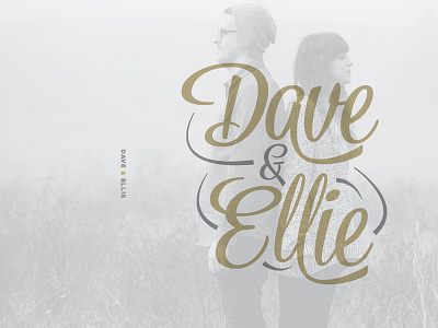 Dave & Ellie Portfolio Cover adoption book editorial layout portfolio print shaquila typography