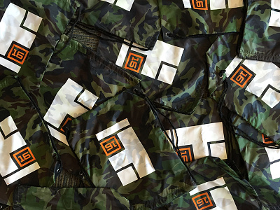 Fuse Camp Camo Drawstring Bags bag camo camouflage camp church fuse orange summer swag woods