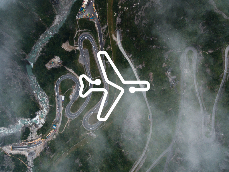 Wheels Up! flight aerial app branding logo airplane plane