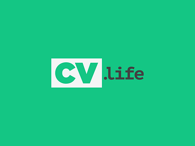 CV.life Logo branding extension file gotham hoefler life logo monospaced pt mono seafoam