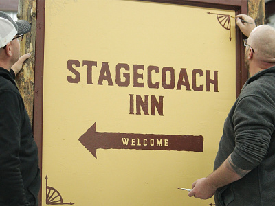 Stagecoach Inn Signage