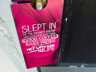 SF Community Door Hanger