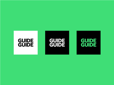 Guide Guide Rebrand block branding guide guide guide illustrator logo neon palette photoshop square
