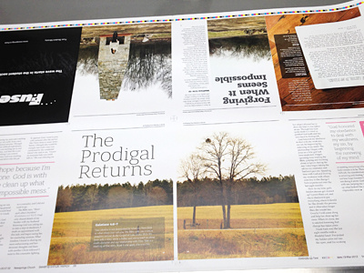 My Story Press Check bandera layout magazine photography press typography