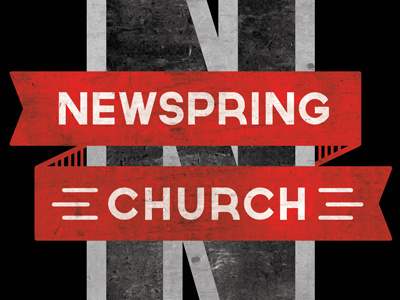 NewSpring Shirt Concept 02 banner church distressed tshirt typography