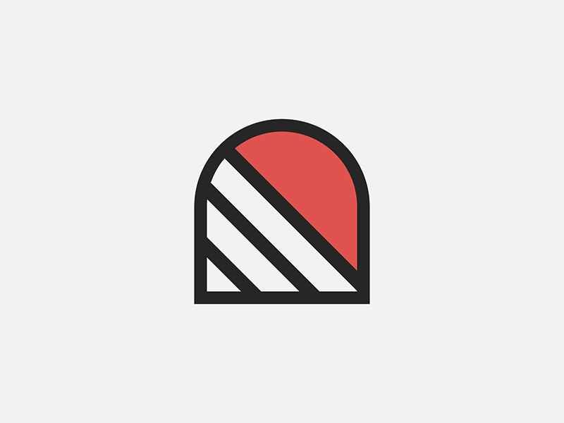 East Gate Church Logo Family church logo branding branding design shield system stairs gate logo animation
