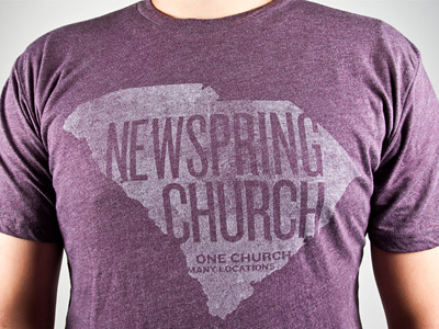 NewSpring Shirt Final church distressed south carolina tshirt typography