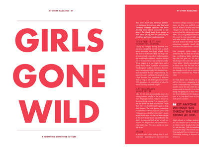 Girls Gone Wild (Template Spread 1) cubano futura magazine