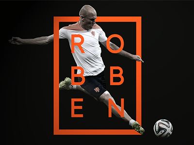Arjen Robben branding design fifa football graphic hipster icon logo mark robben simple smooth