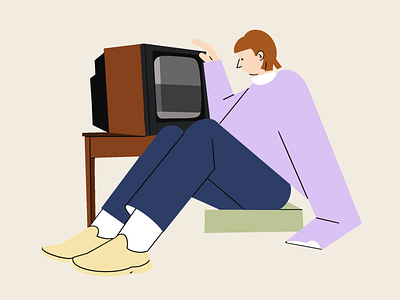 Illustration-Watch Tv