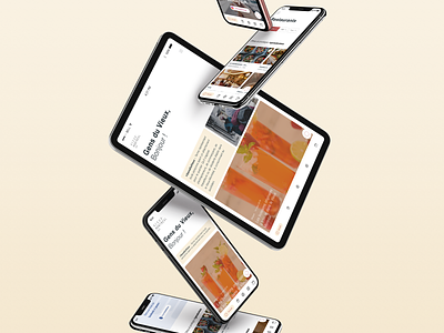 SDC Vieux Montreal Website app design figma minimalist mobile montreal ui web white