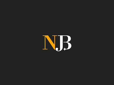 NJB black brand branding design graphic design identity law lawyer logo logo design njb solicitor star white yellow
