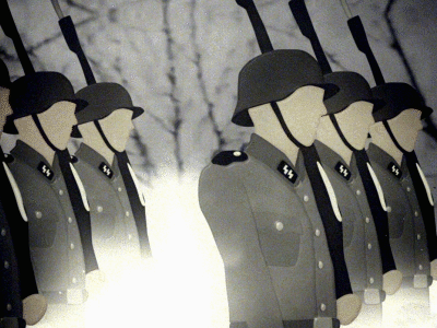 WW2 animation marching military soldiers war world war 2 ww2